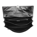Prada Logo Leather 2-Way Shoulder Bag Black — view 6