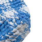 Prada Tote Logo Crochet Small Raffia Handbag — view 6