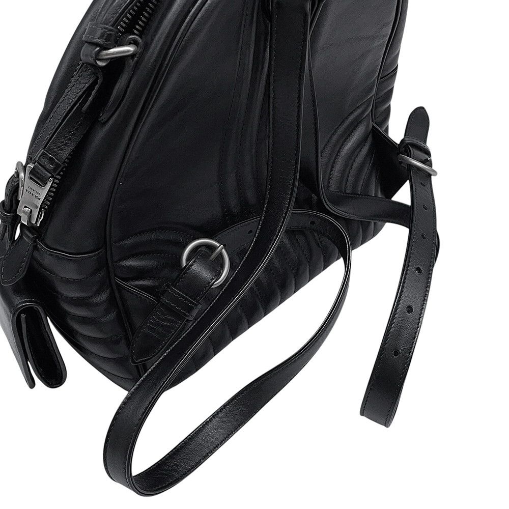 Prada Backpack Diagram Logo Black — view 6