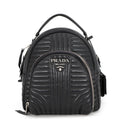 Prada Backpack Diagram Logo Black