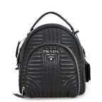 Prada Backpack Diagram Logo Black