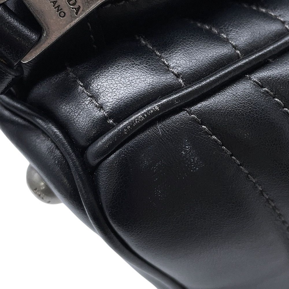 Prada Backpack Diagram Logo Black — view 7