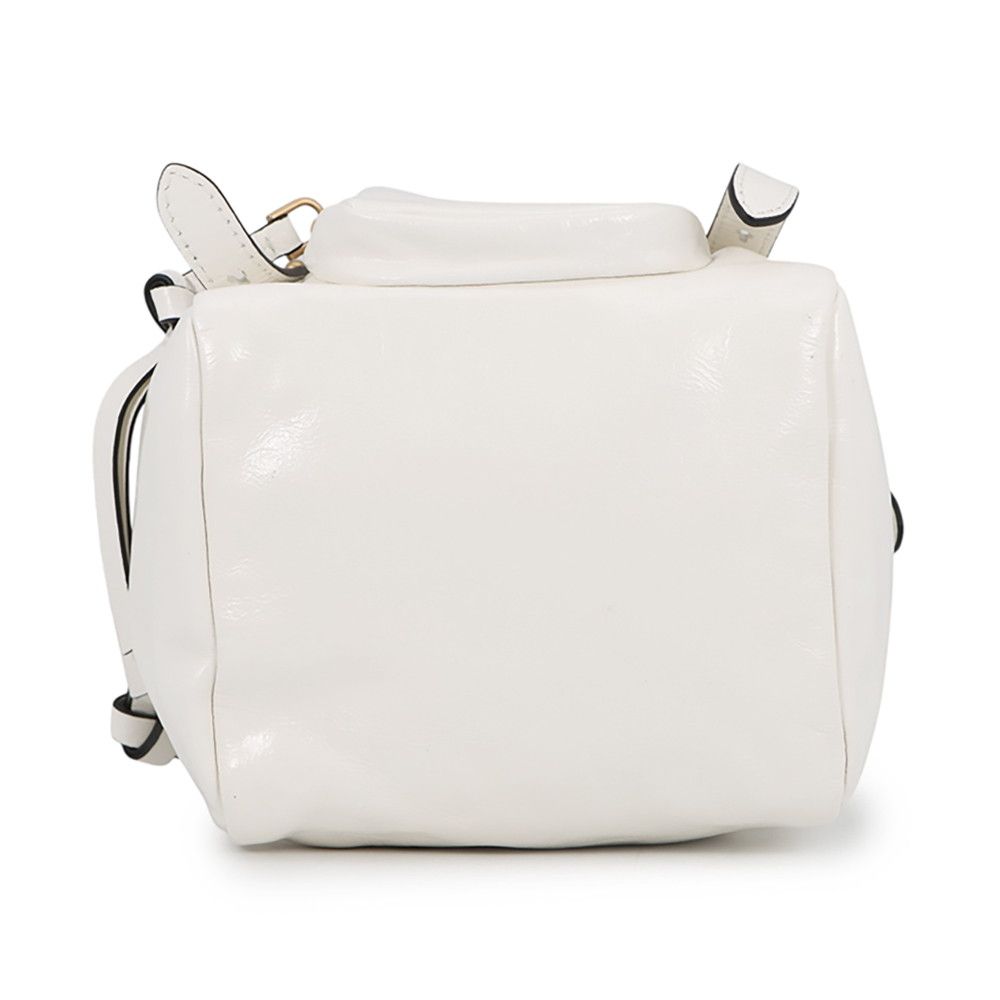 Prada D'ancre Top Handle Mini Dangle Leather Shoulder Bag White — view 3