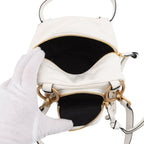 Prada D'ancre Top Handle Mini Dangle Leather Shoulder Bag White — view 5