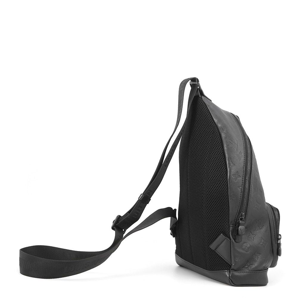 Louis Vuitton Belt Bag Monogram Shadow Leather Black — view 2