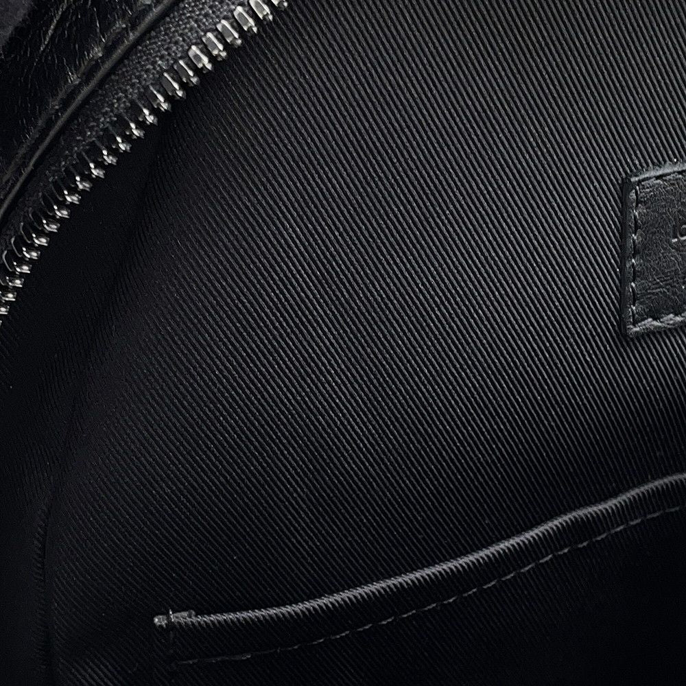 Louis Vuitton Belt Bag Monogram Shadow Leather Black — view 9
