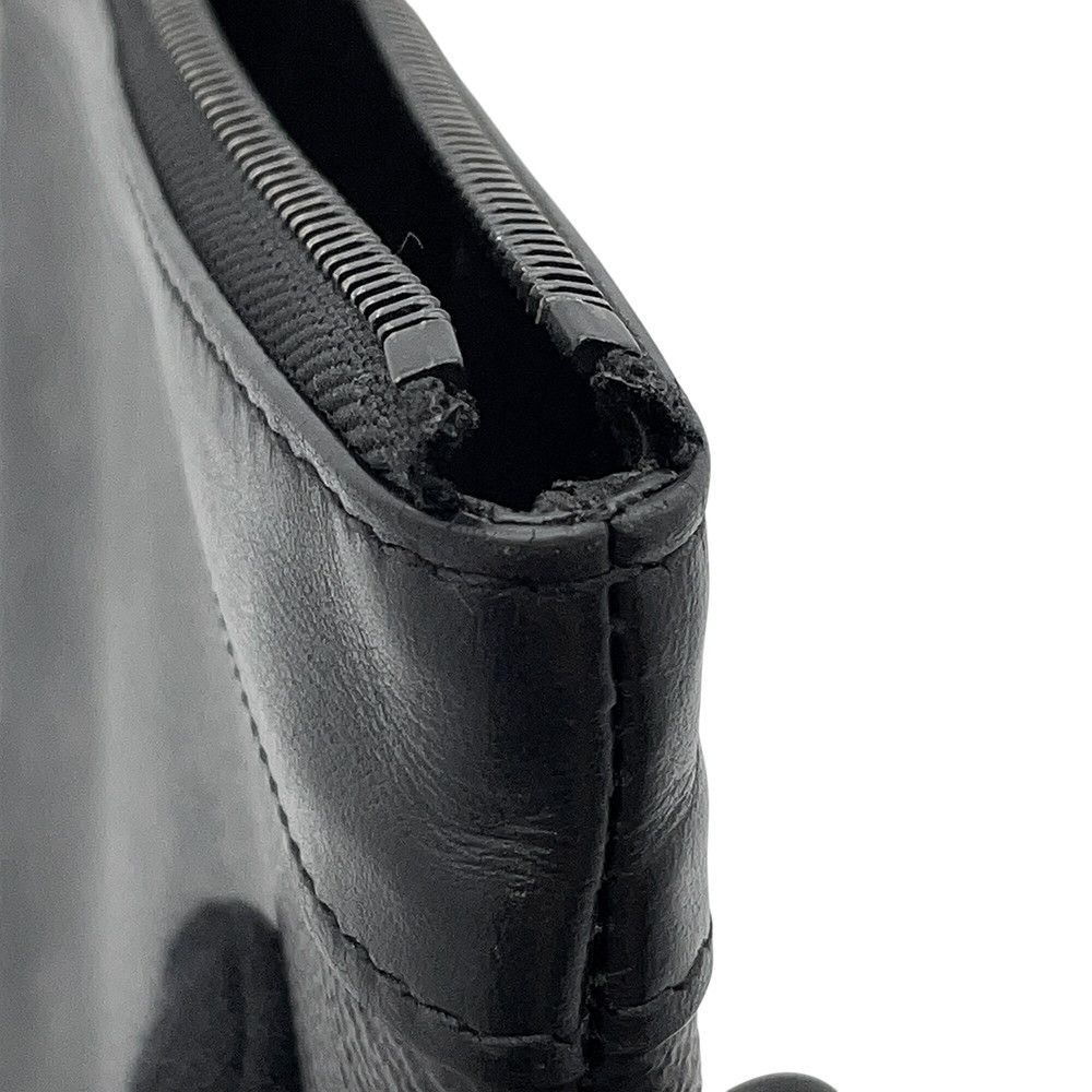 Louis Vuitton Clutch Monogram Eclipse Pochette Toe Go Black — view 8