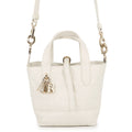Dior Handbag Macro Cannage Toujour Vertical Tote Nano White