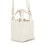 Dior Handbag Macro Cannage Toujour Vertical Tote Nano White — view 3