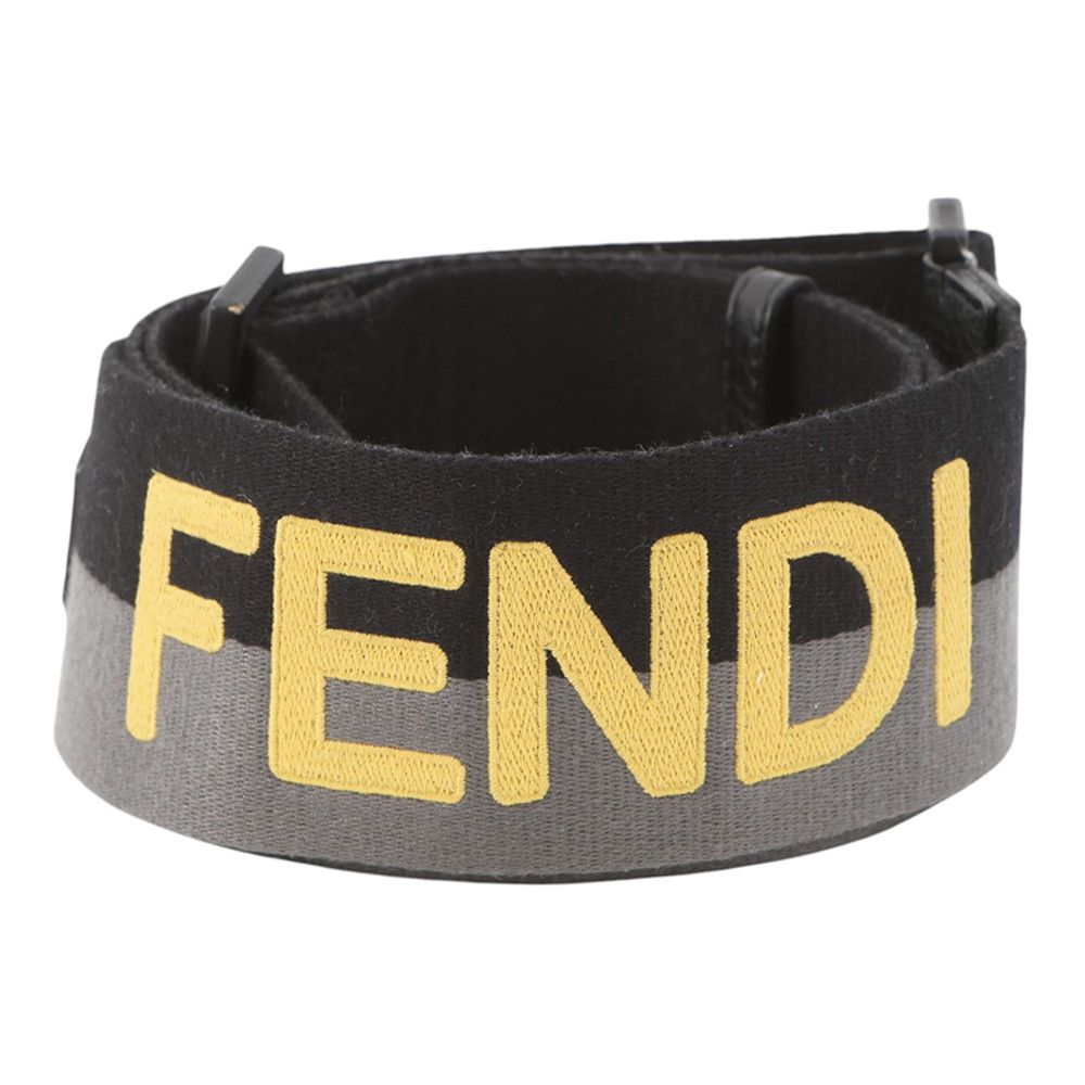 Fendi Shoulder Strap Logo Canvas