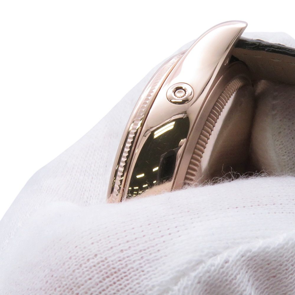 Rolex Cellini Moonphase 18k Pink Gold Watch White Dial Everose — view 8