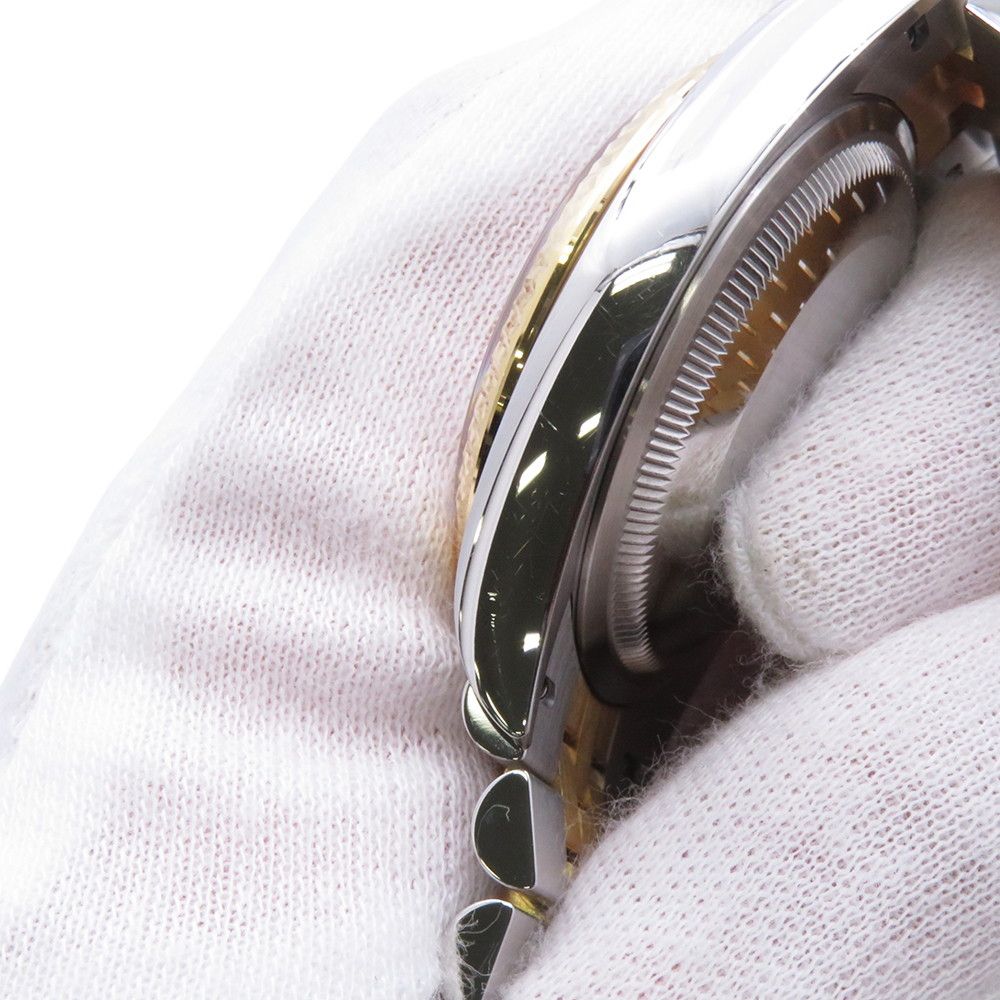 Rolex Datejust 36 SS 18k Yellow Gold Diamond Watch Silver Dial Computer — view 7