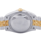 Rolex Datejust 36 SS 18k Yellow Gold Diamond Watch Silver Dial Computer — view 3