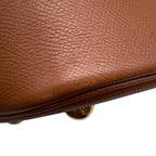 Hermes Handbag Bolide 31 Gold Courchevel 2-Way — view 7