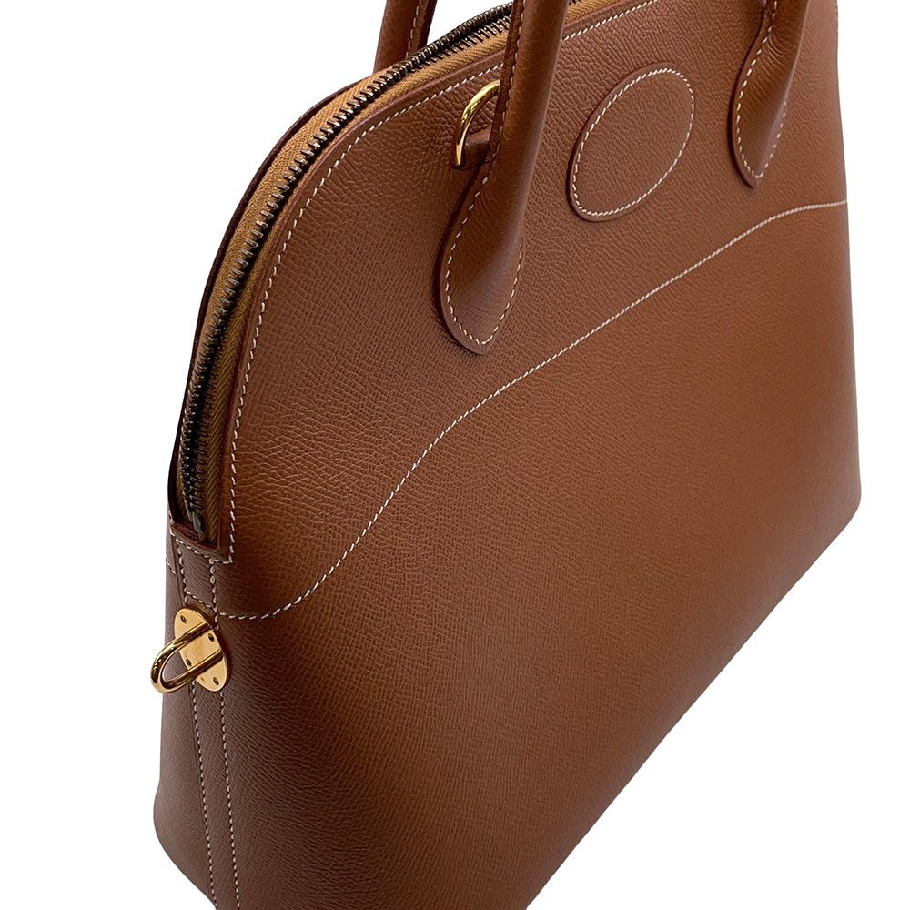 Hermes Handbag Bolide 31 Gold Courchevel 2-Way — view 9