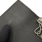 Louis Vuitton Key Case Monogram Taurillon Multicles 6 Black Key Holder — view 8