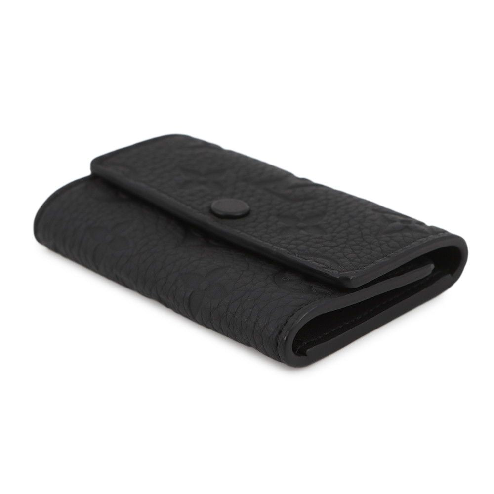 Louis Vuitton Key Case Monogram Taurillon Multicles 6 Black Key Holder — view 2