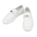 Hermes Sneakers Game Kelly Buckle Leather 41 Shoes White