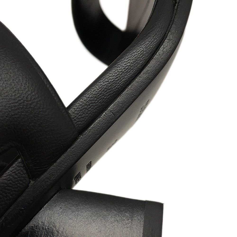 Hermes Sandals Lipari 70 Leather 36 Shoes Black — view 5