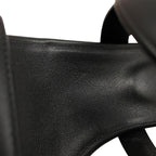 Hermes Sandals Lipari 70 Leather 36 Shoes Black — view 6