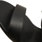 Hermes Sandals Lipari 70 Leather 36 Shoes Black — view 8