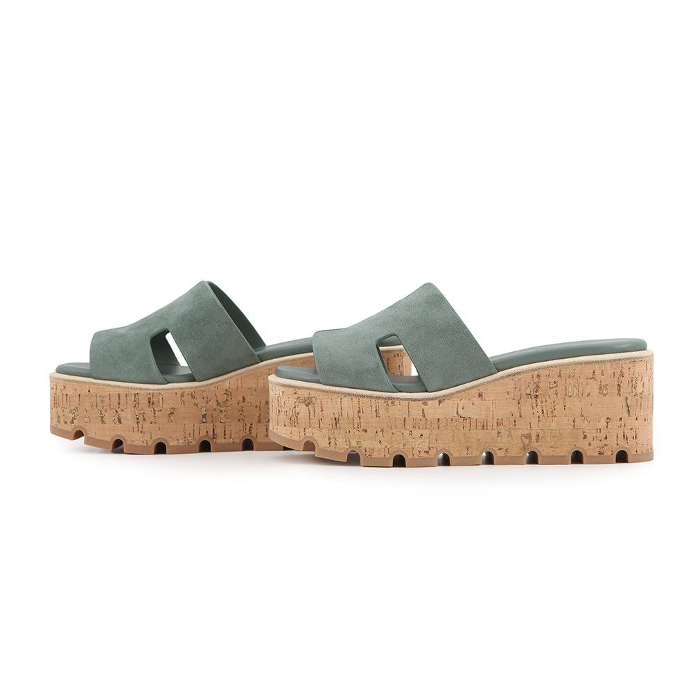 Hermes Sandals Eze Chevre Velour 35 Shoes — view 2