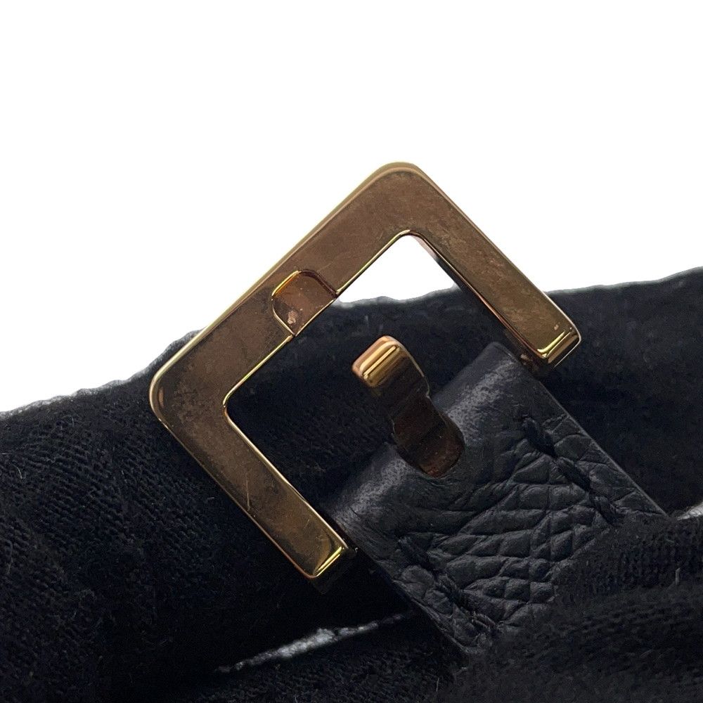 Hermes Pop Belt Black Pink Gold Epsom 85 — view 7