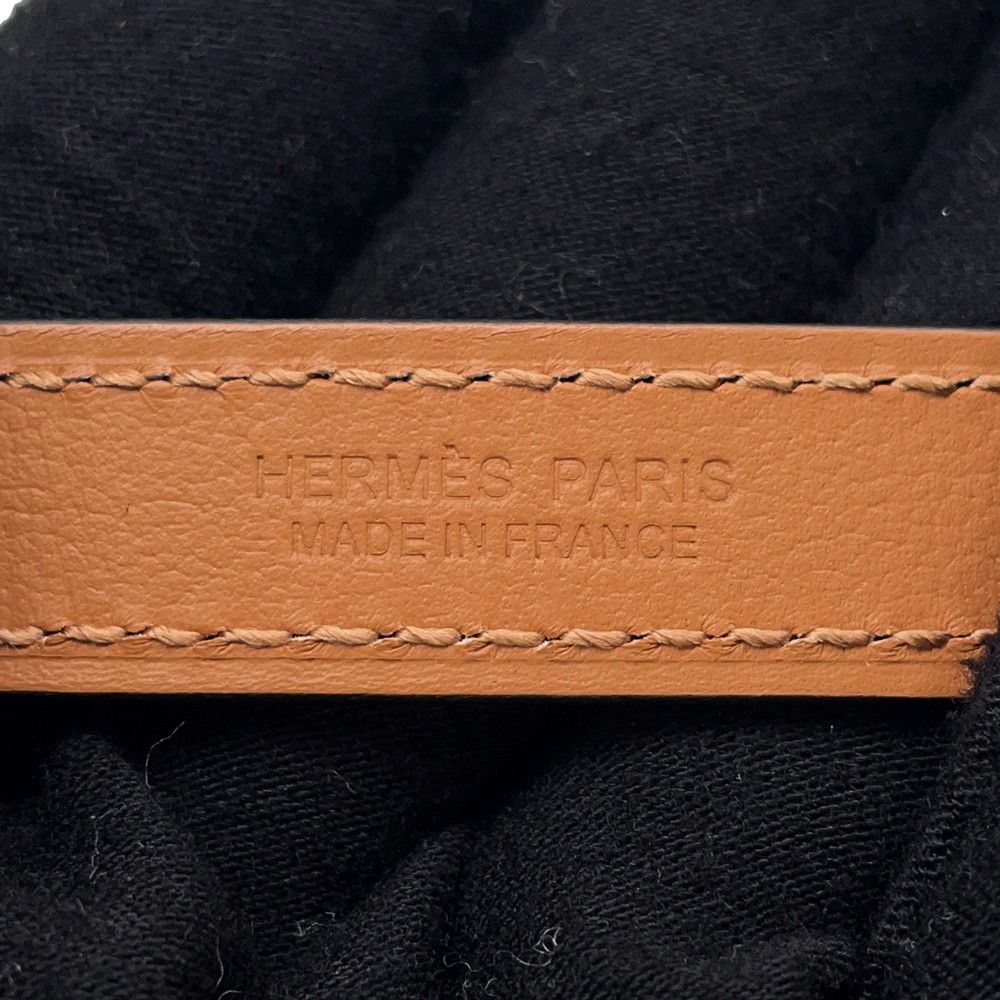 Hermes Pop Belt Black Pink Gold Epsom 85 — view 9