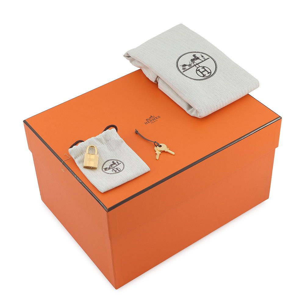 Hermes Handbag Picotin Lock PM Clemence Gold Taurillon Tote — view 9