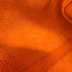 Hermes Handbag Picotin Lock PM Orange Silver Taurillon Clemence Tote — view 8