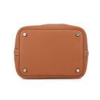 Hermes Handbag Picotin Lock PM Gold Silver Taurillon Clemence — view 3