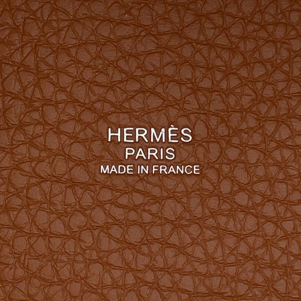 Hermes Handbag Picotin Lock PM Gold Silver Taurillon Clemence — view 6
