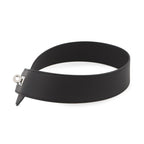 Hermes Necklace Kelly GM Black Silver Swift Choker — view 2