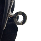 Hermes Necklace Kelly GM Black Silver Swift Choker — view 6