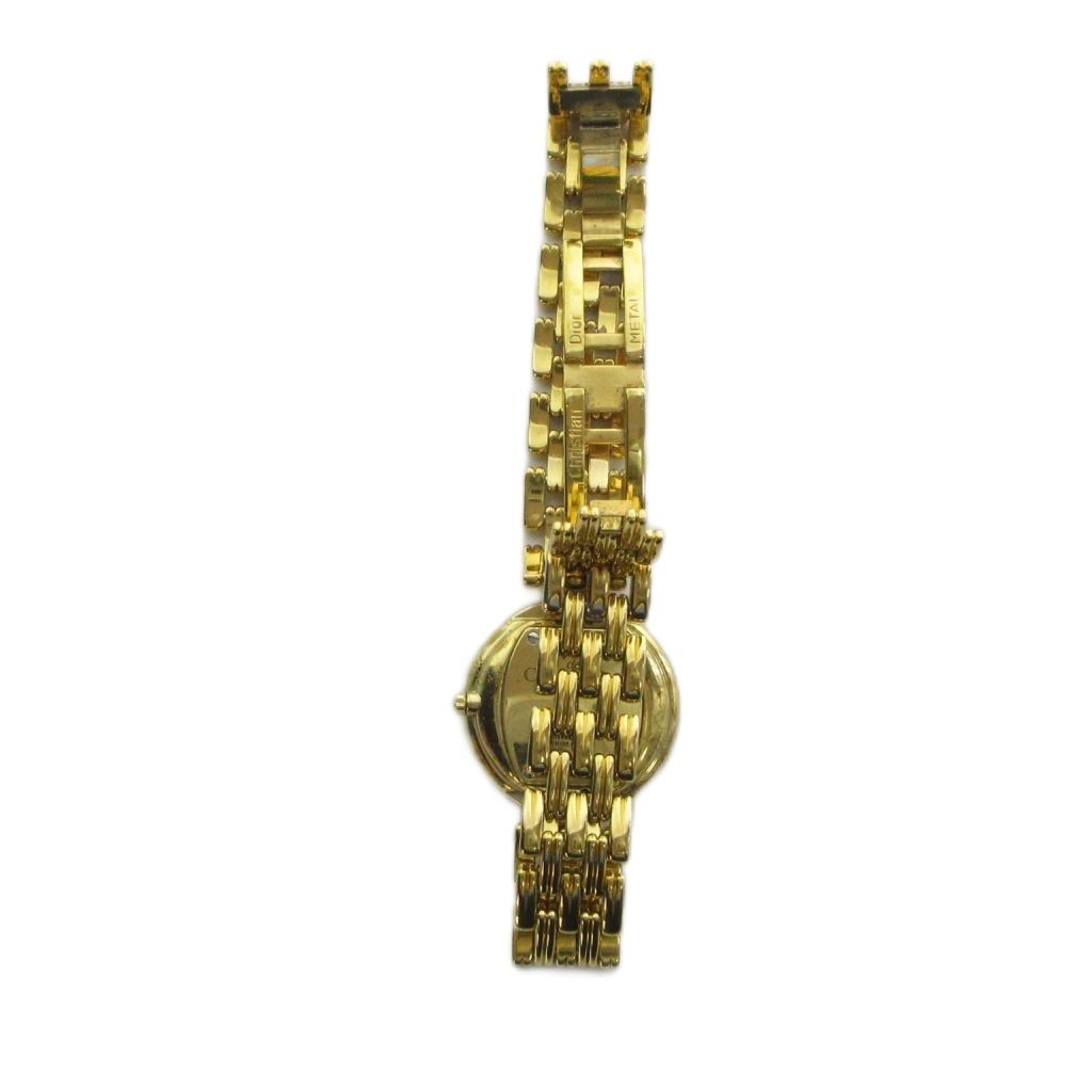 Dior Bagheera Watch Quartz Logo Black Dial Gold — view 3