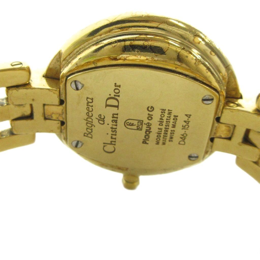 Dior Bagheera Watch Quartz Logo Black Dial Gold — view 6