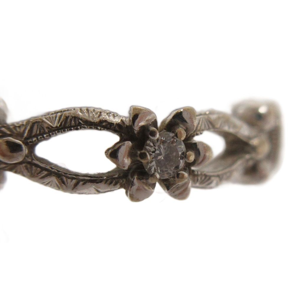 Gucci Flora Ring 18k White Gold Diamond — view 5
