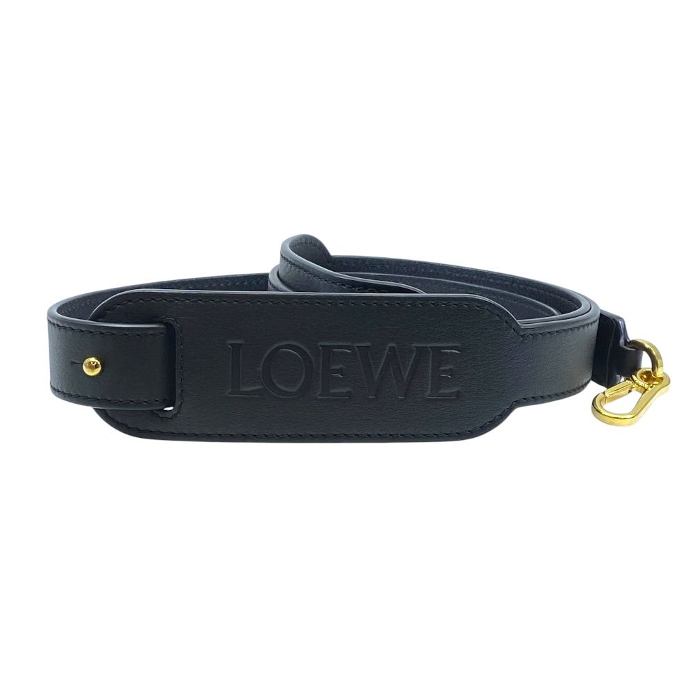 Loewe Shoulder Strap Bag Leather Black Practical Versatility