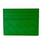 Bottega Veneta Card Case Leather Green Practical Functional Smart Minimal — view 2
