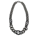 Gucci Twist Chain Necklace Interlocking Silver