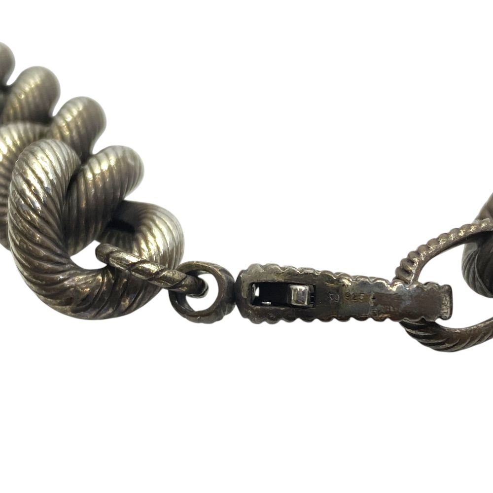 Gucci Twist Chain Necklace Interlocking Silver — view 8