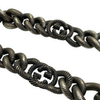 Gucci Twist Chain Necklace Interlocking Silver — view 7