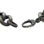Gucci Twist Chain Necklace Interlocking Silver — view 9