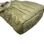 Loewe Eye Nature Tote Logo Nylon Quilted Dark Olive Green for Everyday — view 4