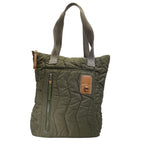 Loewe Eye Nature Tote Logo Nylon Quilted Dark Olive Green for Everyday