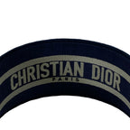 Dior Oblique Headband Cotton Navy Fine Contemporary — view 5