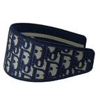Dior Oblique Headband Cotton Navy Fine Contemporary — view 2