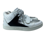 Celine Glitter High Cut Sneakers Leather White Quality Comfortable — view 5