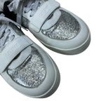 Celine Glitter High Cut Sneakers Leather White Quality Comfortable — view 6