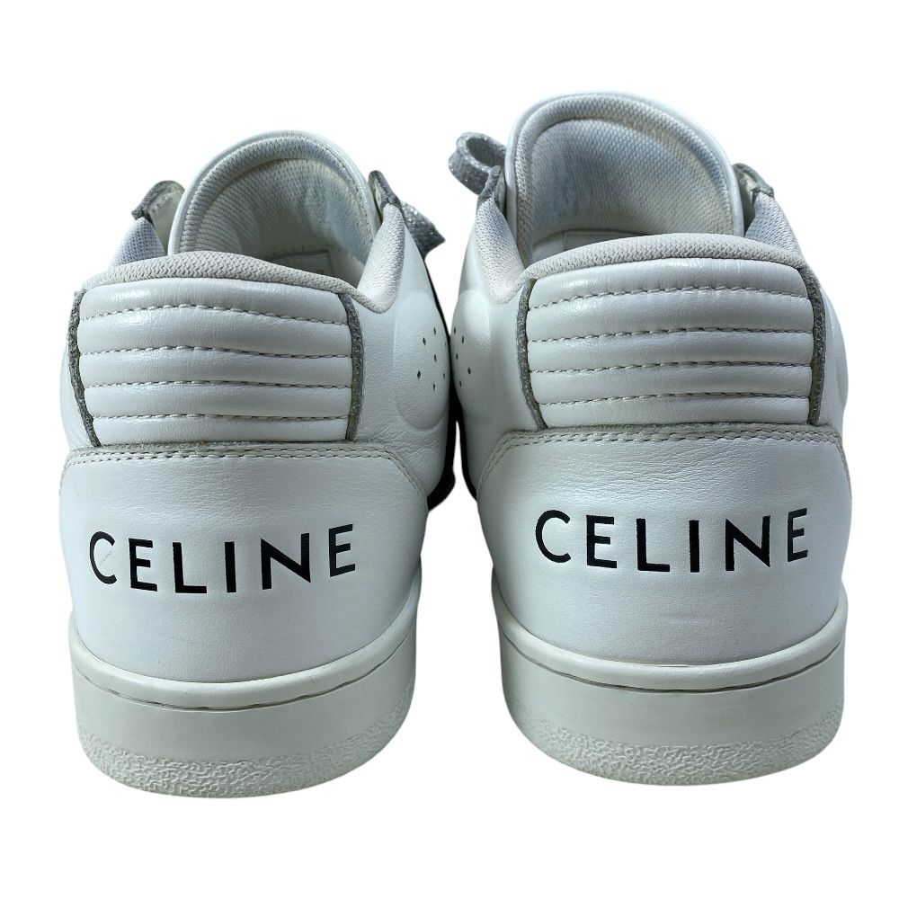 Celine Glitter High Cut Sneakers Leather White Quality Comfortable — view 4